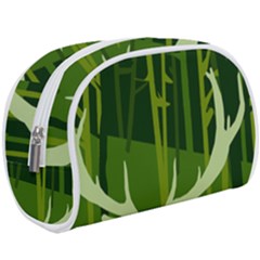 Forest Deer Tree Green Nature Makeup Case (Large) from ArtsNow.com