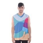 Ice Summer Beach Sea Dessert Men s Basketball Tank Top