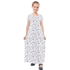 Kids  Short Sleeve Maxi Dress 