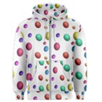 Egg Easter Texture Colorful Men s Zipper Hoodie