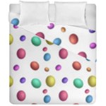 Egg Easter Texture Colorful Duvet Cover Double Side (California King Size)