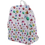 Egg Easter Texture Colorful Top Flap Backpack