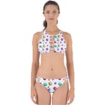 Egg Easter Texture Colorful Perfectly Cut Out Bikini Set