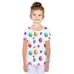 Egg Easter Texture Colorful Kids  One Piece Tee