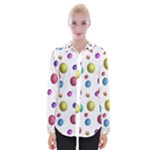 Egg Easter Texture Colorful Womens Long Sleeve Shirt