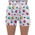 Egg Easter Texture Colorful Sleepwear Shorts