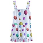 Egg Easter Texture Colorful Kids  Layered Skirt Swimsuit