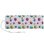 Egg Easter Texture Colorful Roll Up Canvas Pencil Holder (M)