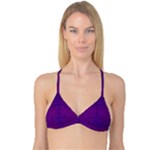 Cloister Advent Purple Reversible Tri Bikini Top