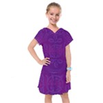 Cloister Advent Purple Kids  Drop Waist Dress