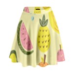 Fruit High Waist Skirt