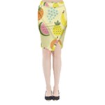 Fruit Midi Wrap Pencil Skirt