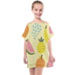 Fruit Kids  One Piece Chiffon Dress