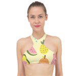 Fruit High Neck Bikini Top