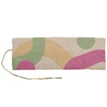 Line Pattern Dot Roll Up Canvas Pencil Holder (M)