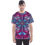 Fractal Flower Men s Sport Mesh Tee