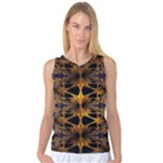 Fractal Flower Women s Basketball Tank Top