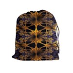 Fractal Flower Drawstring Pouch (XL)