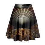 Fractal Illusion High Waist Skirt