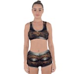 Fractal Illusion Racerback Boyleg Bikini Set