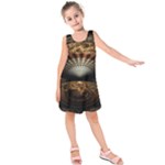 Fractal Illusion Kids  Sleeveless Dress