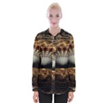 Fractal Illusion Womens Long Sleeve Shirt