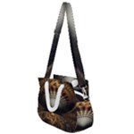 Fractal Illusion Rope Handles Shoulder Strap Bag