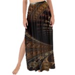 Fractal Illusion Maxi Chiffon Tie-Up Sarong