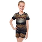 Fractal Illusion Kids  Mesh Tee and Shorts Set