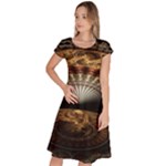 Fractal Illusion Classic Short Sleeve Dress