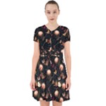 Seamless Garden Pattern Adorable in Chiffon Dress
