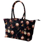 Seamless Garden Pattern Canvas Shoulder Bag