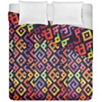 Square Pattern 2 Duvet Cover Double Side (California King Size)