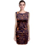 Halloween Pattern 5 Classic Sleeveless Midi Dress