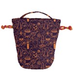 Halloween Pattern 5 Drawstring Bucket Bag