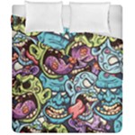 Halloween Love Chains Pattern Duvet Cover Double Side (California King Size)