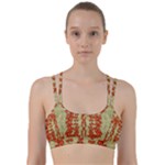 Roses Decorative In The Golden Environment Line Them Up Sports Bra