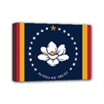 Flag of Mississippi Mini Canvas 7  x 5  (Stretched)