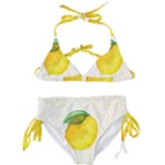 Illustration Sgraphic Lime Orange Kids  Classic Bikini Set