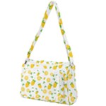 Illustrations Lemon Citrus Fruit Yellow Front Pocket Crossbody Bag
