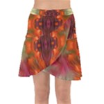 Landscape In A Colorful Structural Habitat Ornate Wrap Front Skirt