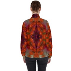 Women s High Neck Windbreaker 