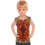 Landscape In A Colorful Structural Habitat Ornate Kids  Sport Tank Top