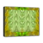 Landscape In A Green Structural Habitat Ornate Deluxe Canvas 20  x 16  (Stretched)