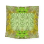 Landscape In A Green Structural Habitat Ornate Square Tapestry (Small)