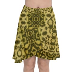 Chiffon Wrap Front Skirt 