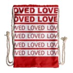 Loved Drawstring Bag (Large)