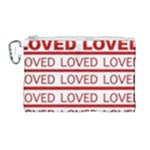 Loved Canvas Cosmetic Bag (Large)