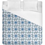 Blue floral pattern Duvet Cover (King Size)