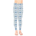 Blue floral pattern Kids  Leggings